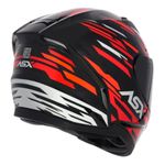 Capacete Asx City Arrow - Preto/Vermelho/Branco