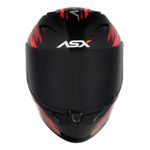 Capacete Asx City Arrow - Preto/Vermelho/Branco