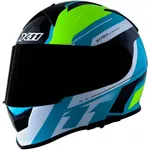 Capacete X11 Revo Pro Eleven Wsp - Azul/Verde