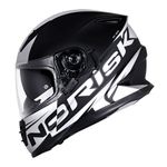 Capacete Norisk Ff302 Soul Manty - Preto Cinza (Viseira Solar)