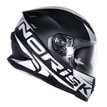 Capacete Norisk Ff302 Soul Manty - Preto Cinza (Viseira Solar)
