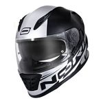 Capacete Norisk Ff302 Soul Manty - Preto Cinza (Viseira Solar)