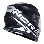 Capacete Norisk Ff302 Soul Manty - Preto Cinza (Viseira Solar)