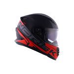 Capacete Norisk Ff302 Soul Manty - Preto Vermelho (Viseira Solar)