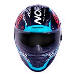 Capacete Norisk Ff302 Soul Tokyo - Preto Branco Verde (Viseira Solar)