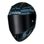Capacete LS2 FF323 Arrow R Flames - Azul Dourado