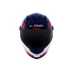 Capacete LS2 FF358 Podium - Azul Branco Vermelho