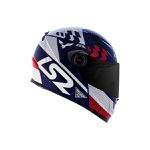 Capacete LS2 FF358 Podium - Azul Branco Vermelho