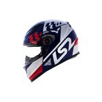 Capacete LS2 FF358 Podium - Azul Branco Vermelho