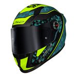 Capacete LS2 FF358 S Striker - Azul Amarelo