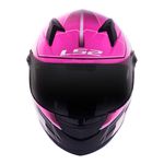 Capacete LS2 FF358 Ultra - Preto/Rosa
