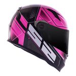 Capacete LS2 FF358 Ultra - Preto/Rosa