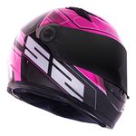 Capacete LS2 FF358 Ultra - Preto/Rosa