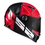 Capacete LS2 FF358 Ultra - Preto Vermelho