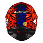 Capacete LS2 FF358 Memphis - Laranja Azul Branco