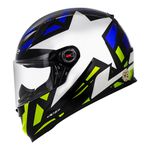 Capacete LS2 FF358 Starwar - Azul Amarelo
