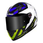 Capacete LS2 FF358 Starwar - Azul Amarelo