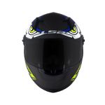 Capacete LS2 FF358 Tribal - Azul Amarelo Fosco