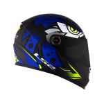 Capacete LS2 FF358 Tribal - Azul Amarelo Fosco