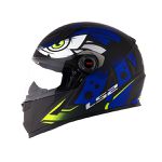 Capacete LS2 FF358 Tribal - Azul Amarelo Fosco