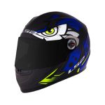 Capacete LS2 FF358 Tribal - Azul Amarelo Fosco