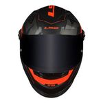Capacete LS2 FF358 Tank - Preto Fosco Laranja