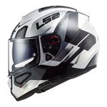 Capacete LS2 FF397 Vector Automat - Branco Titaniun