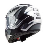Capacete LS2 FF397 Vector Automat - Branco Titaniun