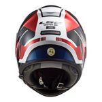 Capacete LS2 FF397 Vector Automat - Branco Vermelho