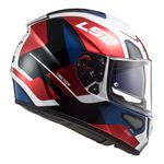 Capacete LS2 FF397 Vector Automat - Branco Vermelho