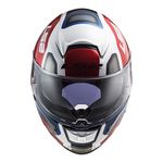 Capacete LS2 FF397 Vector Automat - Branco Vermelho