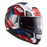 Capacete LS2 FF397 Vector Automat - Branco Vermelho