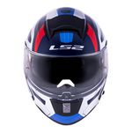 Capacete LS2 FF397 Vector Interceptor - Azul Vermelho