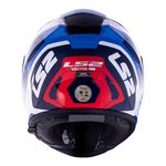 Capacete LS2 FF397 Vector Interceptor - Azul Vermelho
