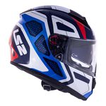 Capacete LS2 FF397 Vector Interceptor - Azul Vermelho
