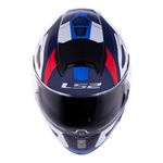 Capacete LS2 FF397 Vector Interceptor - Azul Vermelho