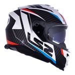 Capacete LS2 FF800 Storm Racer - Azul Vermelho Branco