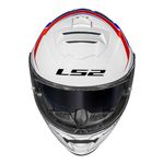 Capacete LS2 FF800 Storm Fist - Branco Vermelho Azul