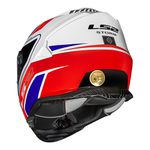 Capacete LS2 FF800 Storm Fist - Branco Vermelho Azul