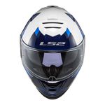 Capacete LS2 FF800 Storm John Mcphee Replica - Branco Azul