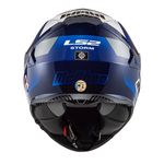 Capacete LS2 FF800 Storm John Mcphee Replica - Branco Azul