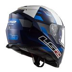 Capacete LS2 FF800 Storm John Mcphee Replica - Branco Azul