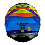 Capacete LS2 FF800 Storm Salvador Replica - Amarelo Azul Laranja