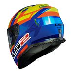 Capacete LS2 FF800 Storm Salvador Replica - Amarelo Azul Laranja