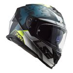 Capacete LS2 FF800 Storm Sprinter - Preto Fosco Verde