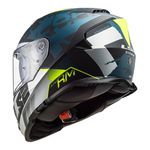 Capacete LS2 FF800 Storm Sprinter - Preto Fosco Verde