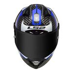 Capacete LS2 FF805 Thunder C Racing 1 - Azul Branco