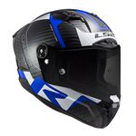 Capacete LS2 FF805 Thunder C Racing 1 - Azul Branco