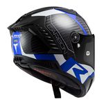 Capacete LS2 FF805 Thunder C Racing 1 - Azul Branco