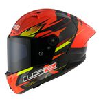 Capacete Ls2 Ff805 Thunder C Gp Fire - Vermelho/Preto